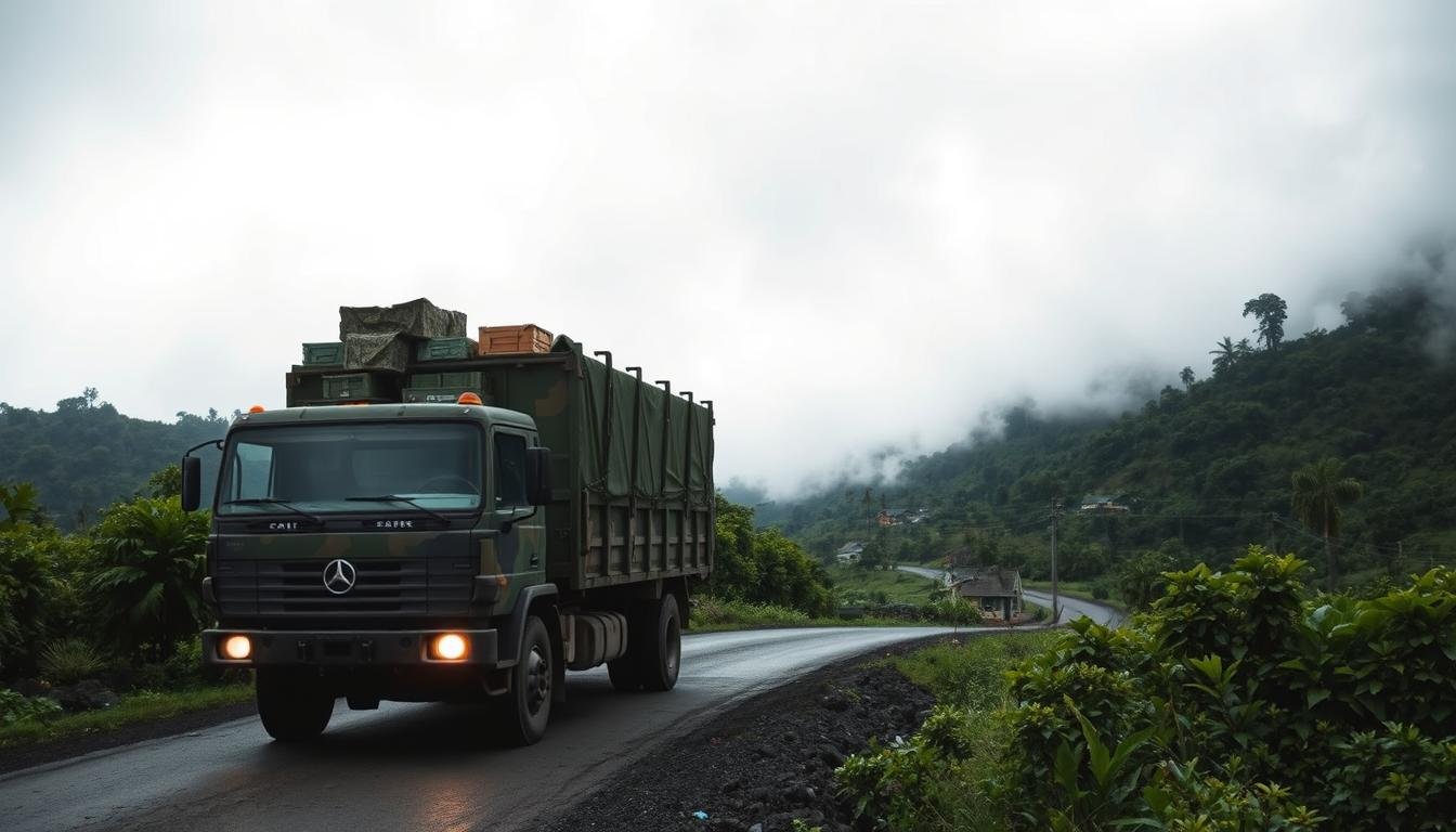 TNI Kirim Bantuan Logistik ke Daerah Bencana